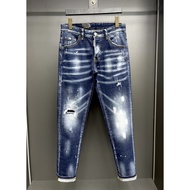 [New 2023] Dsquared2 DSQ icon jeans in blue torn LA 2022 on the web