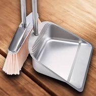 Broom and Dustpan with Long Handle Heavy Duty Stainless Steel Cleaning Tools