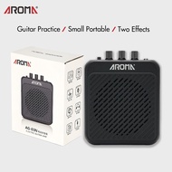 Aroma Mini Guitar Amp Rechargeable Bluetooth Mini With Clean Overdrive Effects Portable Small Practi