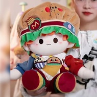 40cm Burger Baby Clothes Cake Cake Fast Food Shop Small Burger 40cm Burger Baby Clothes Seated Body 