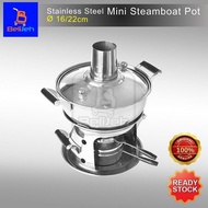 【BeliJeh】Stainless Steel Mini Steamboat Pot (16/22cm)