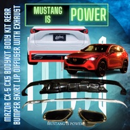 MAZDA CX-5 CX5 BODYKIT BODY KIT REAR BUMPER SKIRT LIP DIFFUSER WITH EXHAUST