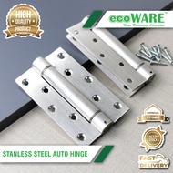 ecoWARE Stainless Steel Auto Hinge Door Hinge With Soft Close Restroom Door Hinge Bathroom Door Hinge