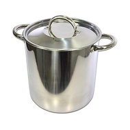 Supra Stainless Stock Pot 20Qt / 19 Liters premium thick food grade stainless steel pan