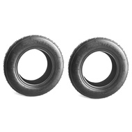 (AXKN) 2pcs 6 Inch Tyre 10X4.00-6 Tubeless Tires for Snow Plow Beach Tyre Chinese ATV Vehicle Tyres