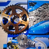 GEAR SET CHAIN PACKAGE BAJAJ PULSAR 200NS NS200