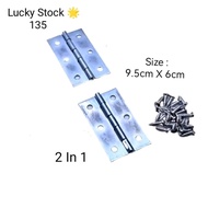 Door Hinge 2 In 1 ( 9.5cm X 6cm )
