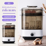 doudou เครื่องนึ่งขวดนมอัจฉริยะ เก็บรักษาอาหารได้ปลอดภัย 72 ชั่วโมง หยิบใช้ได้ทันที ปุ่มปรับหลายฟังก