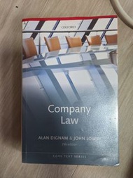 Company Law 7th Edition by Dignam & Lowry (Oxford)