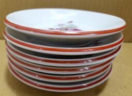 早期大同厚實小瓷盤 點心盤 小菜碟 醬油碟-直徑12.5公分