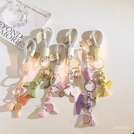 Salsa 3C Grocery Store/Fun ins White Q Version Badminton Racket Pendant Phone Case Lanyard Short Ver