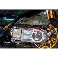 TANUTONG CNC Xmax V1 V2 Yamaha CVT Pulley Cover Aluminium 250 300 PNP Plug And Play Black
