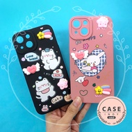Soft Mobile Phone Case Samsung A05 A05s A15(5G) A35 A54(5G) A55(5G) Cartoon Embossed Camera Lens Pro