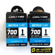 Delitire Bicycle Inner Tube 700x32 35 38 40 American Valve Hybrid Gravel Bike