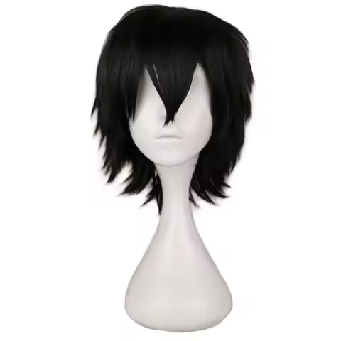 Kaitou Kiddo Cosplay Wig Kid. The Phantom Thief Kuroba Kaito Anime Cosplay Wigs Halloween Party Role