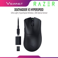 RAZER DEATHADDER V3 HYPERSPEED WIRELESS GAMING MOUSE 26K OPTICAL SENSOR | 8 PROGRAMMABLE BUTTONS | U