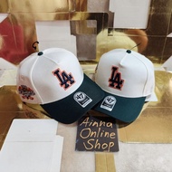 47 Brand AFRAME cap LA white green snapback