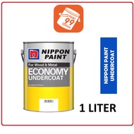 1 LITER ( 1L) Nippon Paint Economy Undercoat Cat Kayu Besi Undercoat 1L