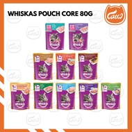 CATTO Whiskas Pouch Adult Kitten Junior 2-12 Months / 1+Year /7+Years Cat Wet Food Mackerel Salmon T