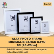 ALFA FRAME 6R Minimalist Wooden Photo FRAME - PHOTOSOLUTION - 15x20