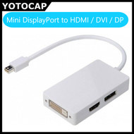 YOTOCAP - Mini DisplayPort to HDMI / DVI / DP ADAPTER