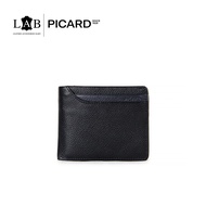 Picard Cologne Men's Leather Wallet with Card Window and Coin Pouch (Black)