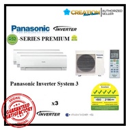 PANASONIC Sys 3 (X-PREMIUM) R32-5ticks Inverter wall mounted Air Con unit (Wholesale)