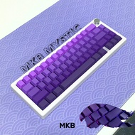 MKB GMK67 Tri-Mode Knob RGB Custom Full Build Keyboard - Gradient Side Legend / Sushi Kitty / Ink Pa