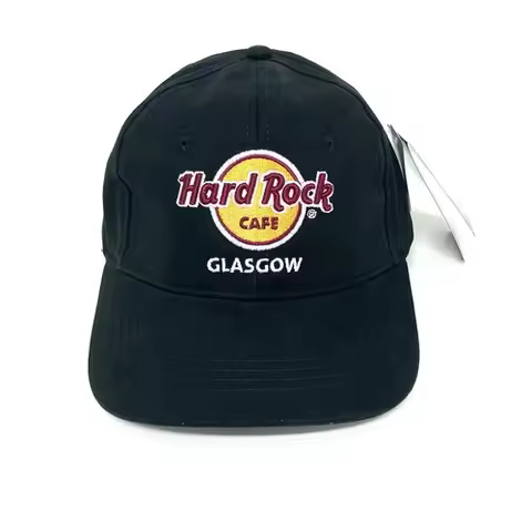 Glasgow Snapback Baseball Cap Hat Black Logo BNWT