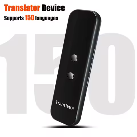 Portable Language Translator Device, Two-Way Instant Translator, APP Online Voice Translation, 150 L