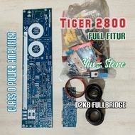 Paket DIY Class D Tiger 2800 D2K8 Fullbridge Power Amplifier