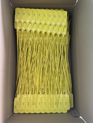 Combo 200 cái Seal /dây / khóa niêm phong kẹp chì bằng nhựa dây tròn dài 40 cm (đã in sẵn số seri) d