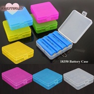 1ONLYTWO 18650 Battery Box, Plastic Coloful Battery ,  Anti-slip 4 AA AA Rechargeable Battery Contai