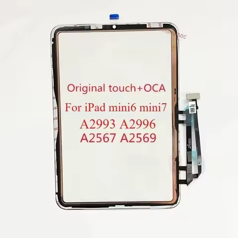 Ori Glass Touch Screen Digitizer With OCA Frame Sticker For iPad mini 6 mini7 2021 A2567 A2569 mini 