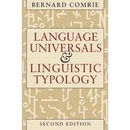 [100% Original Books] - Language Universals & Linguistic Typology 2e (Pa by Alexander Comrie (US edi