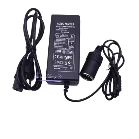 Car Power Adapter Cigarette Lighter Converter Power Convert AC Adapter DC 110V/220V to 12V 5A Power 