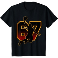 Amber's Kids and Adults T-Shirt 24s 67 Basketball Meme Six Seven Slam Dunk Boys Brain Rot Game T-Shi