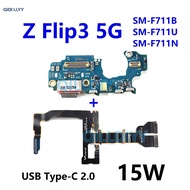 For Samsung Galaxy Z Flip3 5G SM-F711B F711 F711U USB Charger Board Dock Connector Charging Port Mot