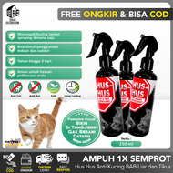 HUS HUS SEMPROTAN KUCING (AMPUH 100%) 250ml Parfum Anti Kucing Tikus Liar Bandel BAB Sembarangan / A