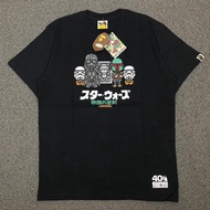 BAPE T-SHIRT BATHING APE x STAR WARS BLACK TSHIRT/ BATHING APEa 1:1 MIRROR CLOTHES/