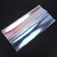 20 Pieces 59 cm x 57 cm Cellophane Wrap Paper Iridescent Film Gift Wrap Rainbow Flower Wrapping Pack