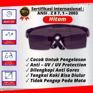 Kacamata Las Bening Clear Vaultex | Kacamata Pelindung Safety Laboratorium Lab Pekerjaan Lapangan Be