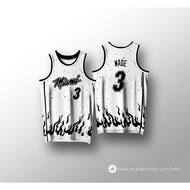 FULL SUBLIMATION CONCEPT JERSEY MIAMI HEAT WHITE JERSEY SET