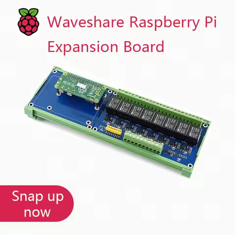 Raspberry Pi expansion board, 8-channel relay module, compatible with RPI A+/B+/2B/3B/3B+, onboard L