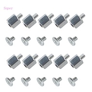 M.2 Standoff and Screw 10 Sets for Asus Motherboard M2 vScrew + Hex Nut Stand Off Spacer