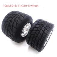 Go Kart Racing Rain Tires wheels DIY Karting Front 10x4.50-5 Rear 11x7.10-5 Road Vacuum Tyre With 5 