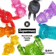 徵收 How2Work x Superman Toys Family 2023 (Labubu Jessica BG)