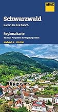 ADAC Regionalkarte 14 Schwarzwald 1:150.000: Karlsruhe bis Zuerich