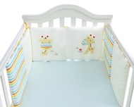 Baby Bumper Pillow Baby Crib Bumper Organic Cotton Crib Pad Bumper Cushion Boy Girl Nursery Cot Baby