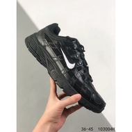 Nike P-6000 Comfortable leather shock-absorbing wear-resistant running shoes Black HF1052